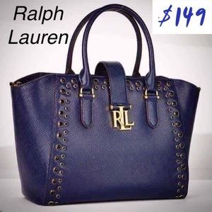 BRAND NEW! Ralph Lauren navy tote